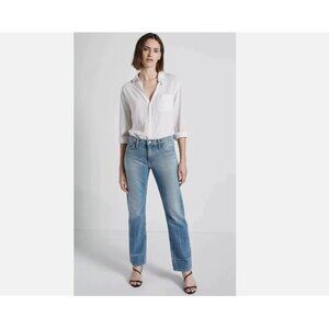 Current/Elliott The Poker Old Scene Straight Leg Denim Jeans Womens Size 28 NWT